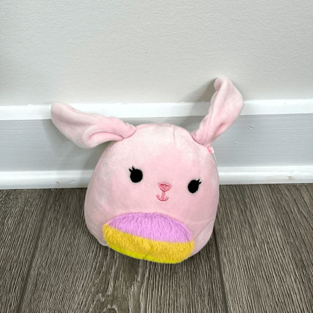 Squishmallows Bunny 5” Kellytoy Pink Floppy Ears Easter Pastel